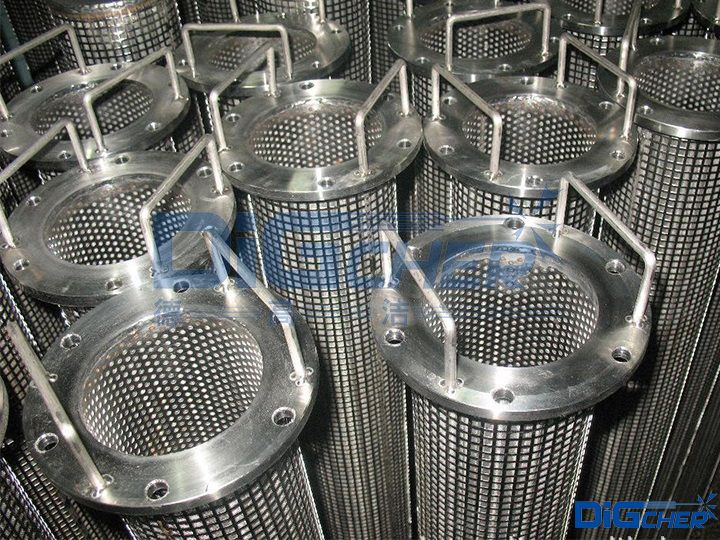 清洗后的聚酯熔體過濾芯