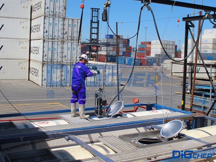 罐式集裝箱高壓水自動化清洗系統