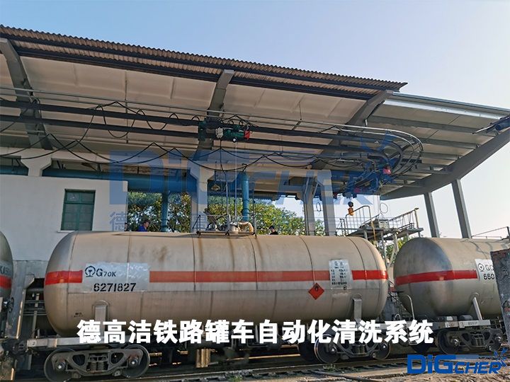 德高潔鐵路罐車自動化清洗系統