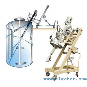 全自動化工反應釜清洗系統-化工廠反應釜清洗設備